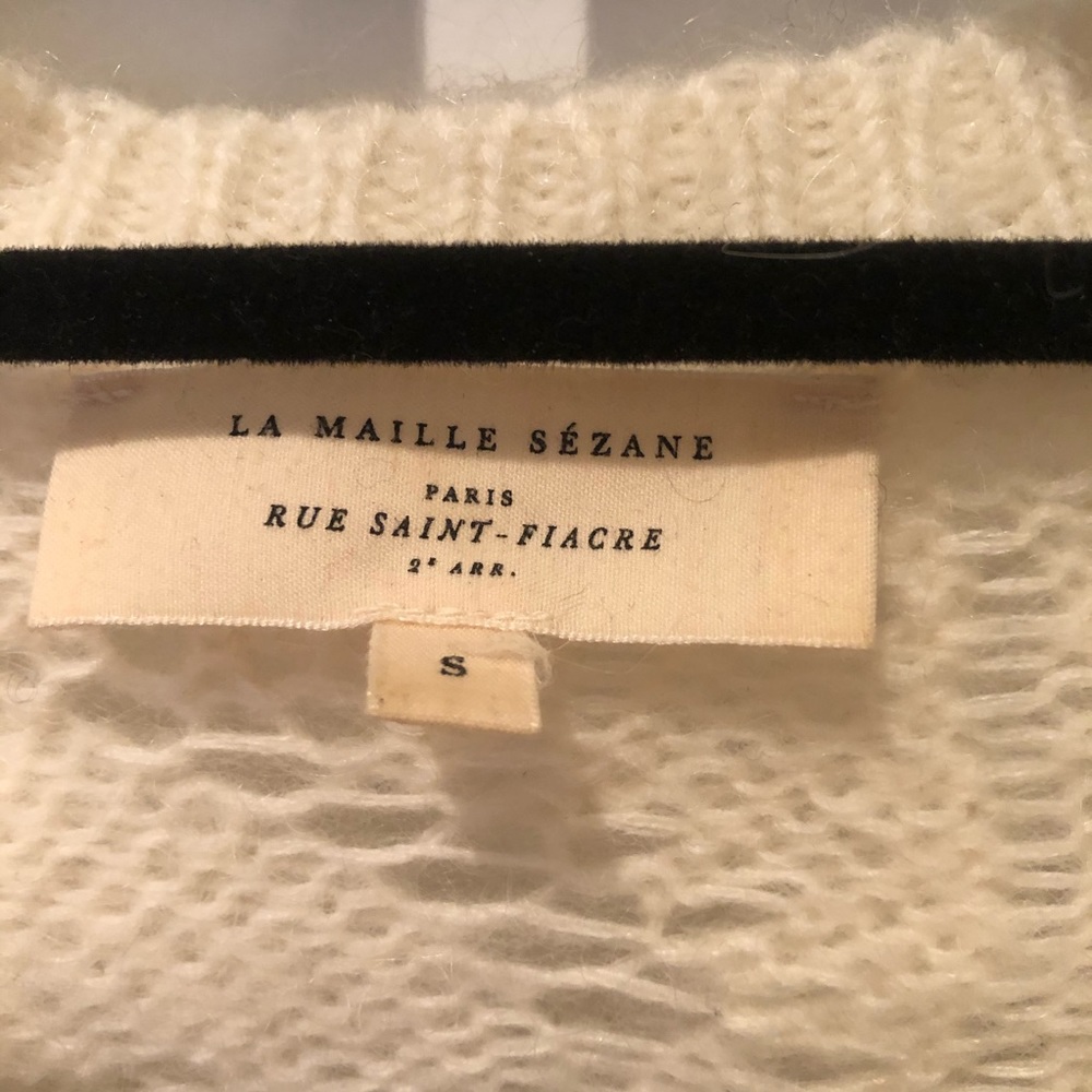 Sézane Sam sweater in ecru - Picture 3 of 4
